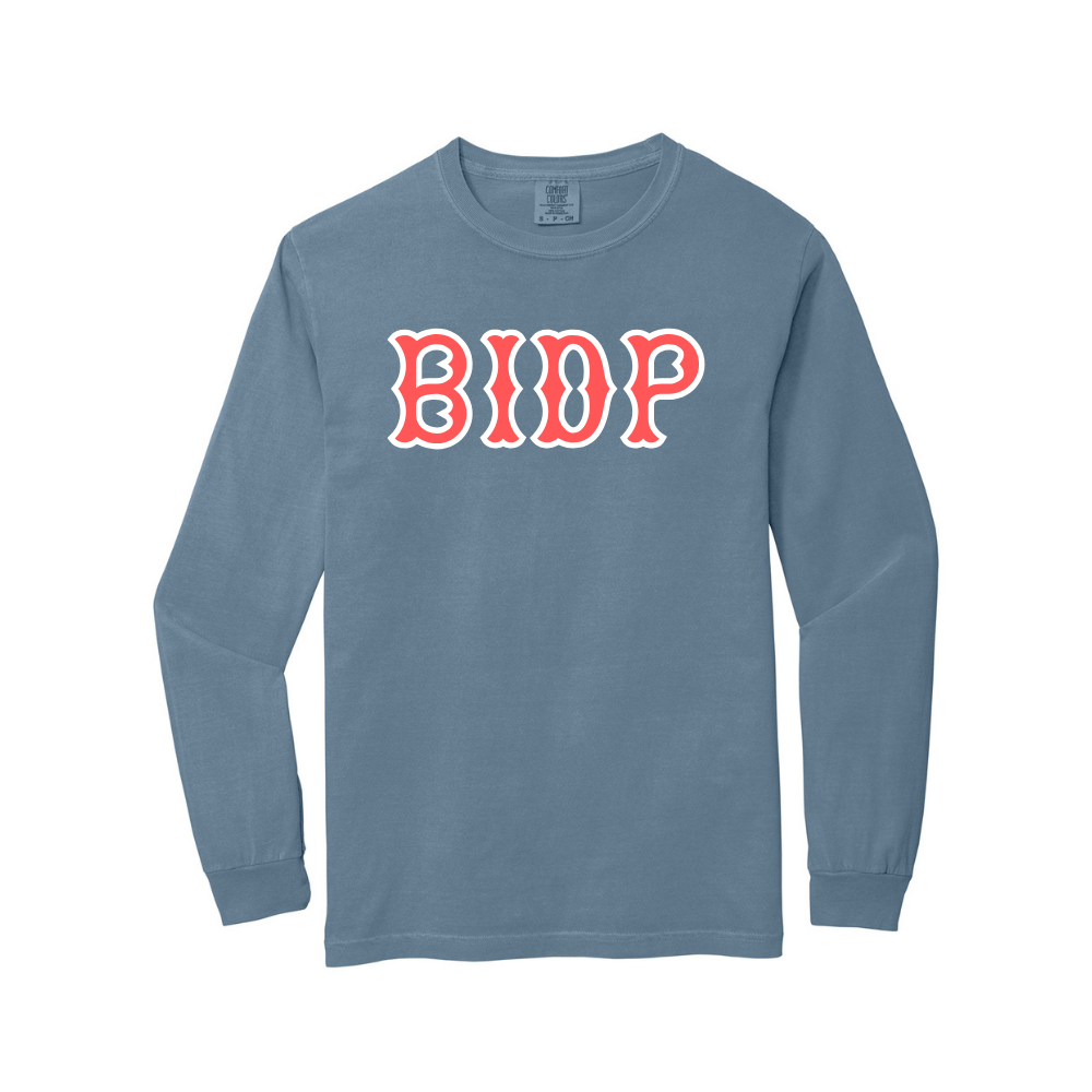BIDP SOX LETTERS LONG SLEEVE