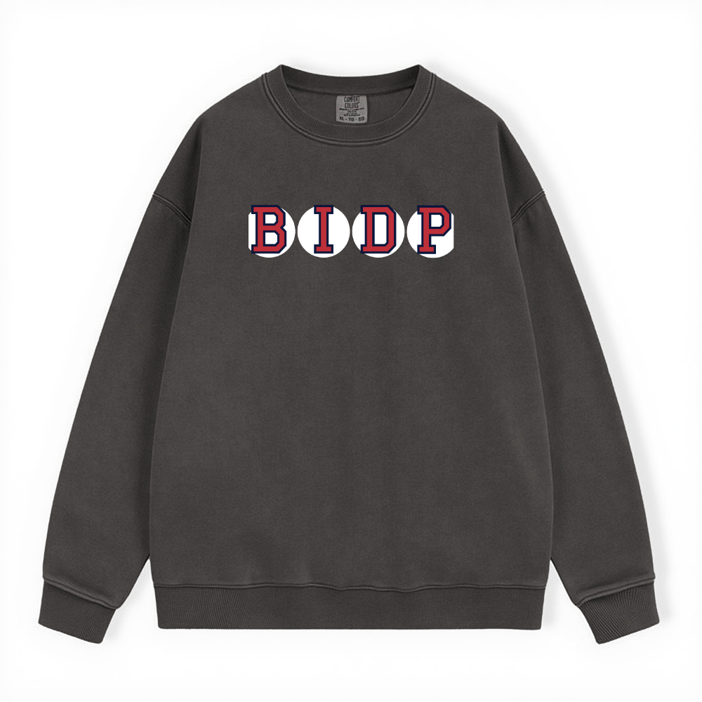 BIDP RETIRED SOX LETTER CREWNECK