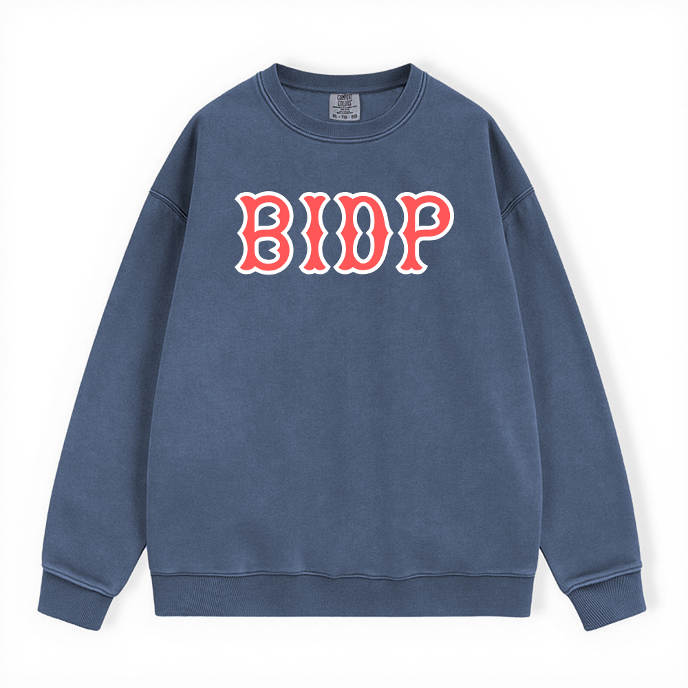 BIDP SOX LETTERS CREWNECK