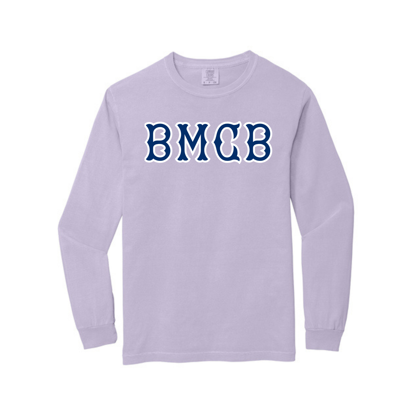 BMCB NAVY SOX LETTERS LONG SLEEVE