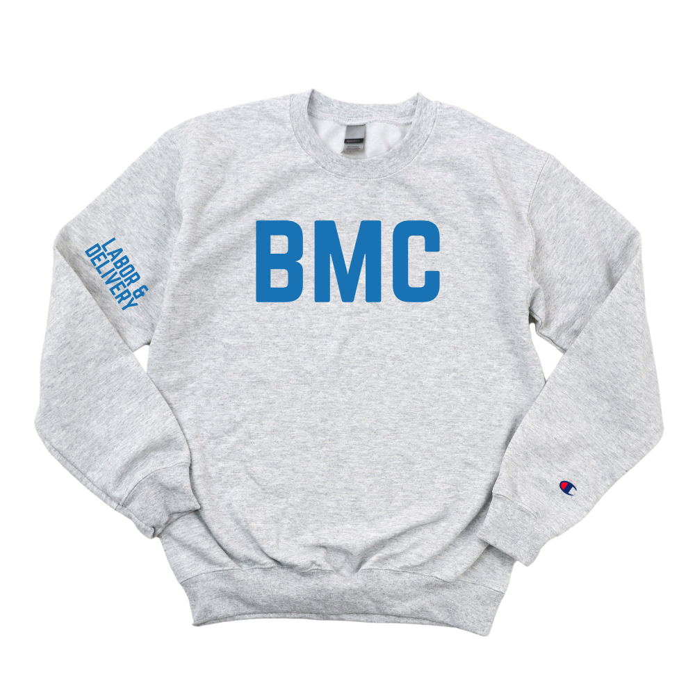 BMC RN LABOR AND DELIVERY CHAMPION CREWNECK