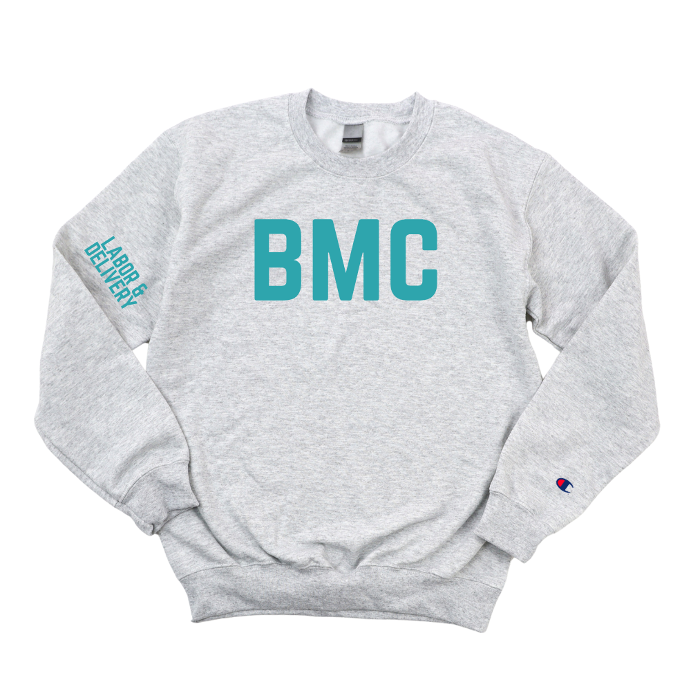 BMC RN LABOR AND DELIVERY CHAMPION CREWNECK