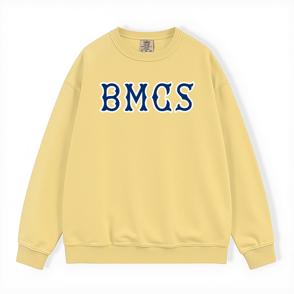 BMCS NAVY SOX LETTERS CREWNECK
