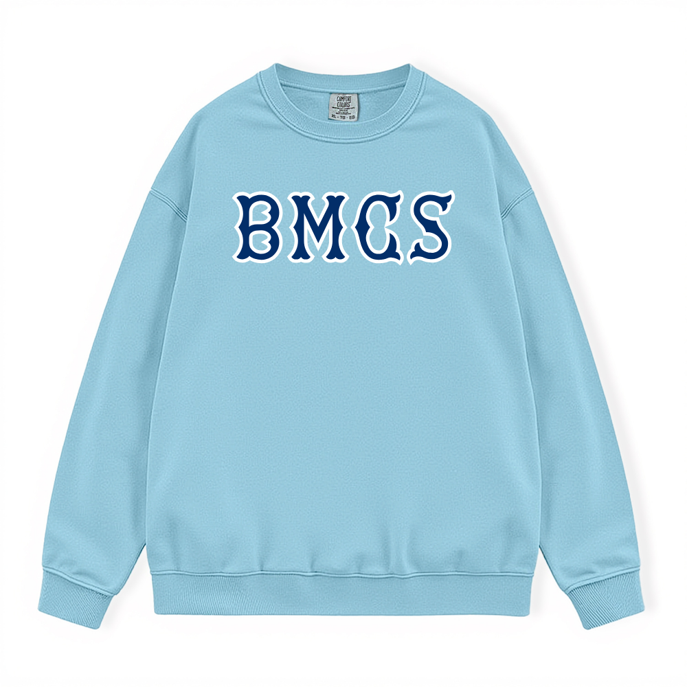 BMCS NAVY SOX LETTERS CREWNECK