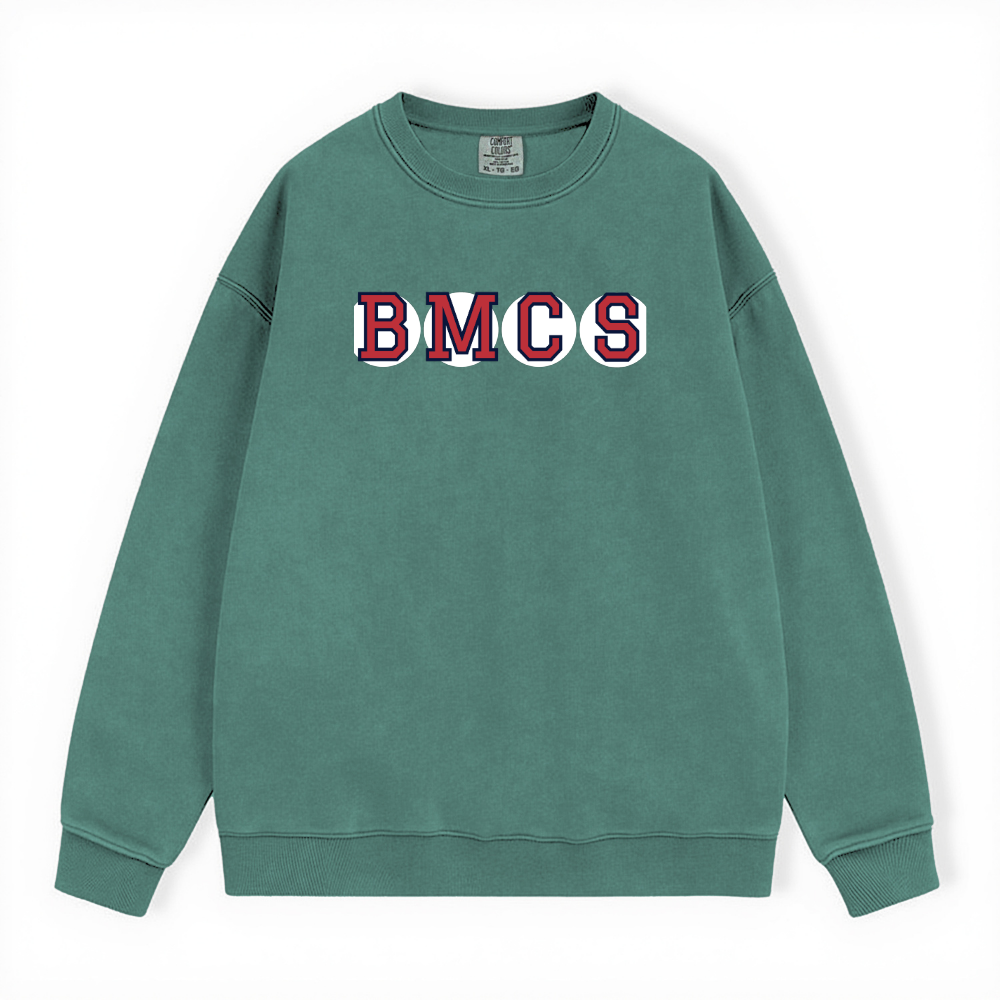 BMCS RETIRED SOX LETTER CREWNECK