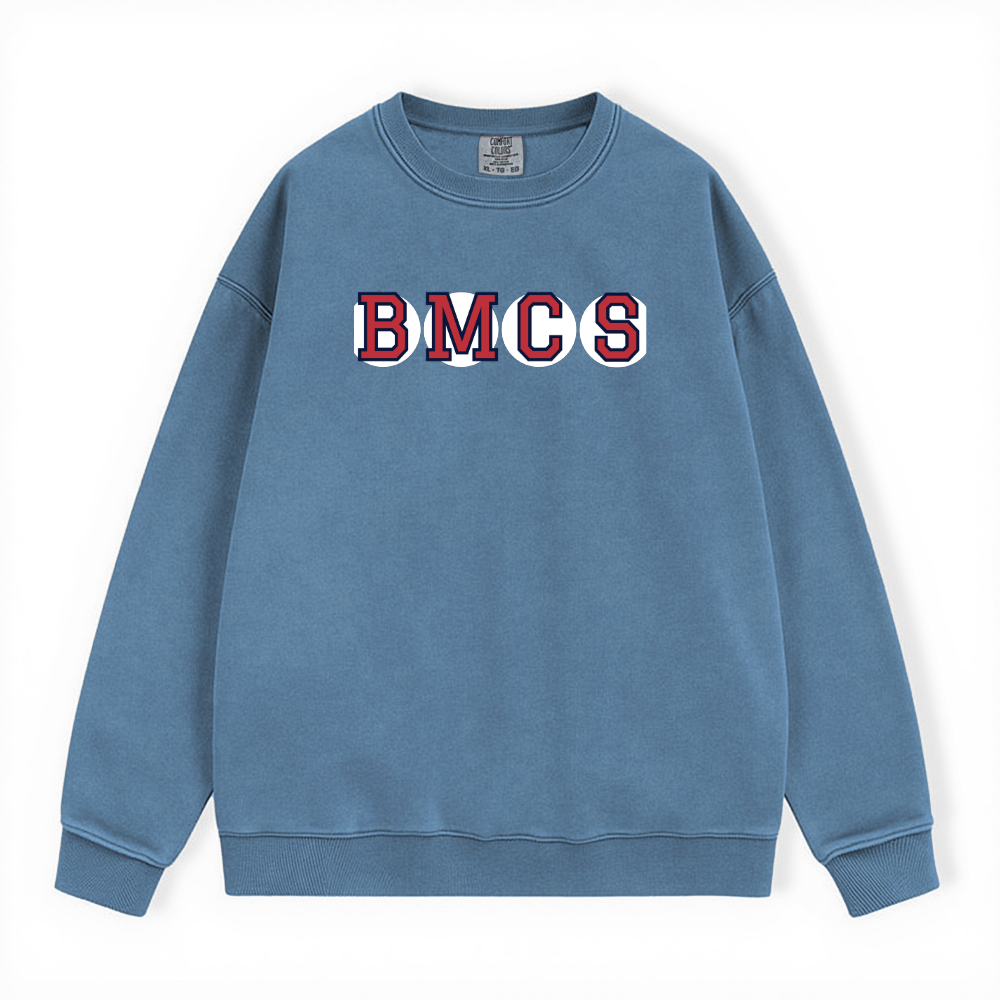 BMCS RETIRED SOX LETTER CREWNECK
