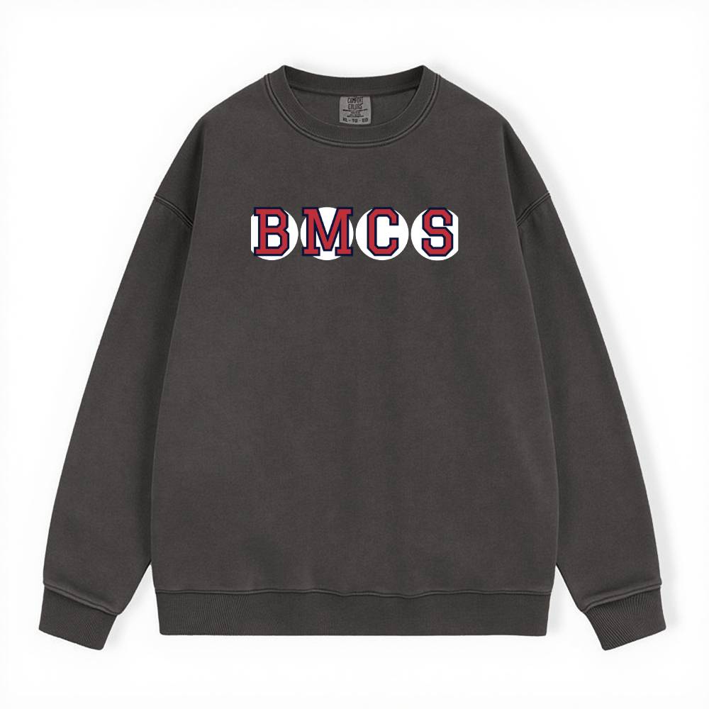 BMCS RETIRED SOX LETTER CREWNECK