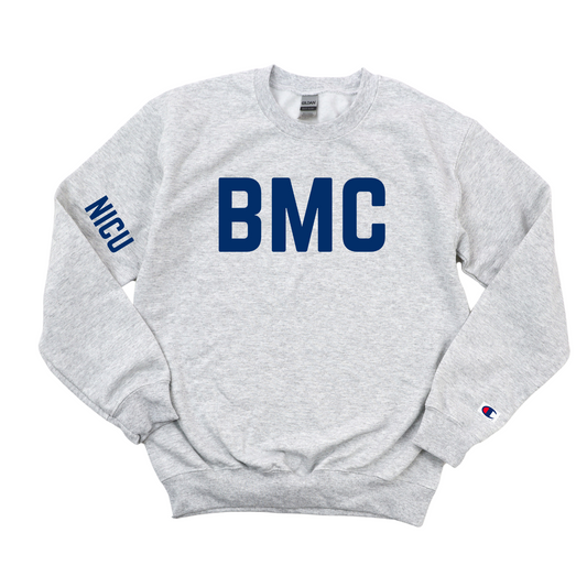 NAVY BMC NICU CHAMPION CREWNECK