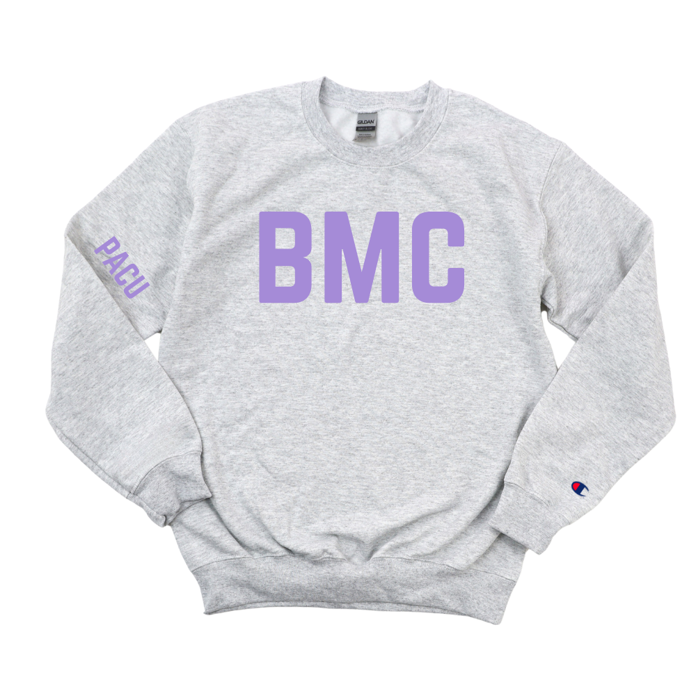 LILAC BMC PACU CHAMPION CREWNECK