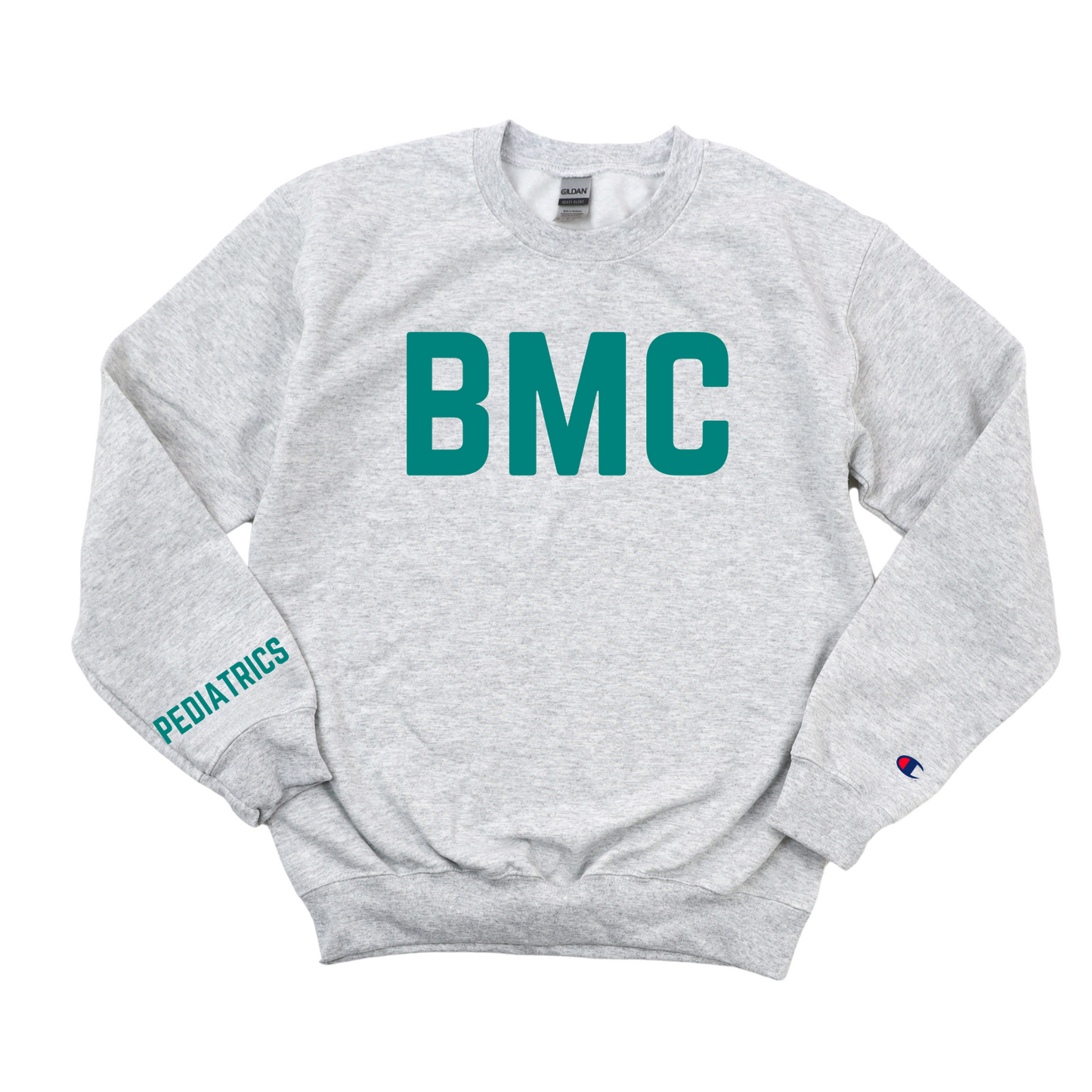 DOLPHIN BMC RN PEDIATRICS CHAMPION CREWNECK