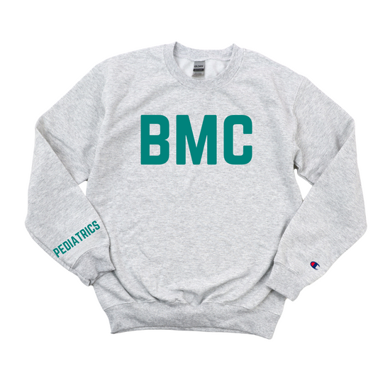 DOLPHIN BMC RN PEDIATRICS CHAMPION CREWNECK