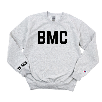 BLACK BMC Y6 IMCU CHAMPION CREWNECK BLACK