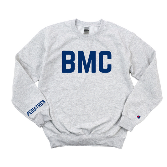 NAVY BMC PEDIATRICS CHAMPION CREWNECK