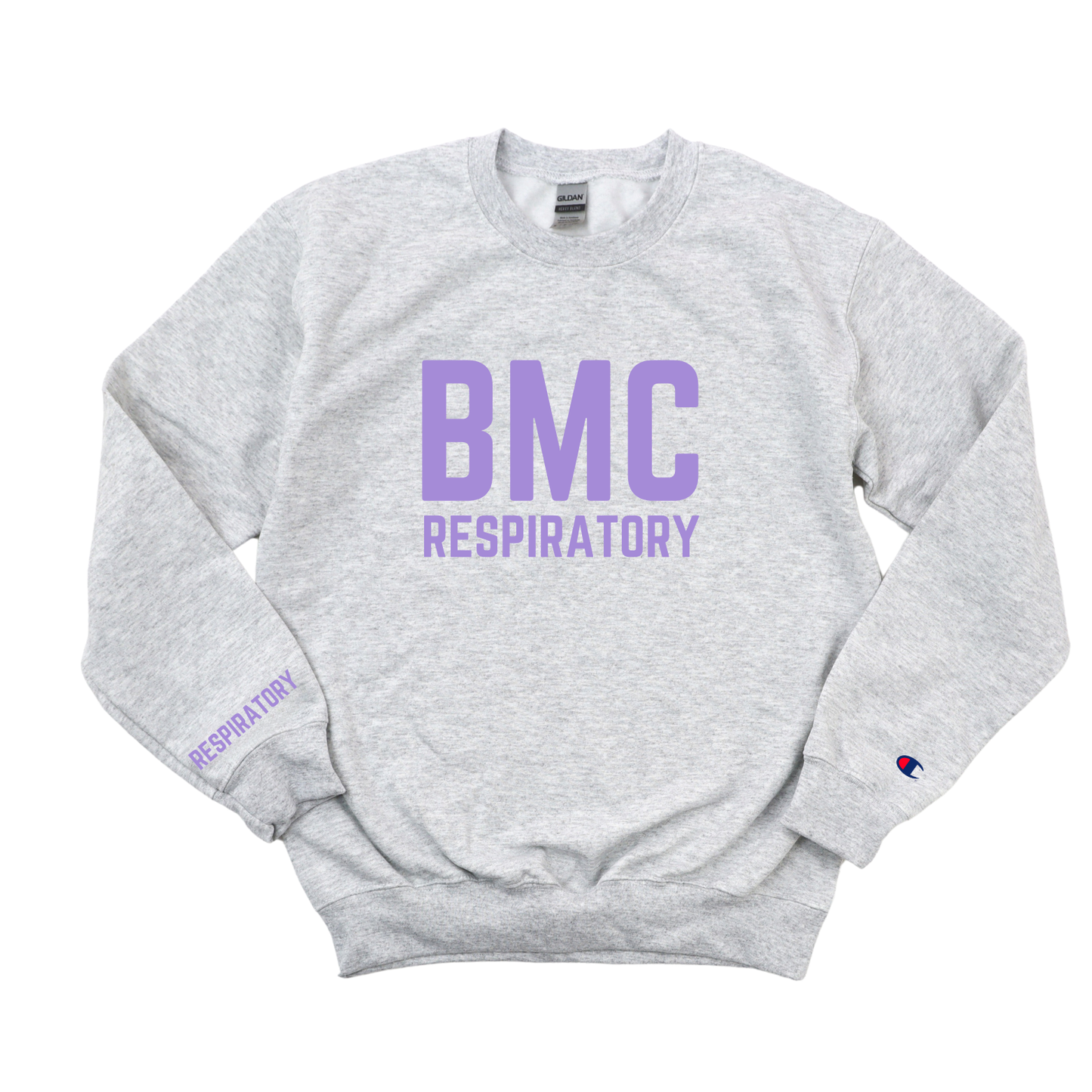 LILAC BMC RT - RESPIRATORY CHAMPION CREWNECK