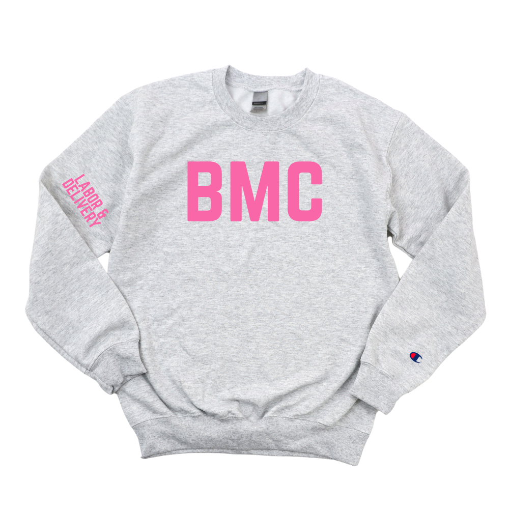 BMC RN LABOR AND DELIVERY CHAMPION CREWNECK
