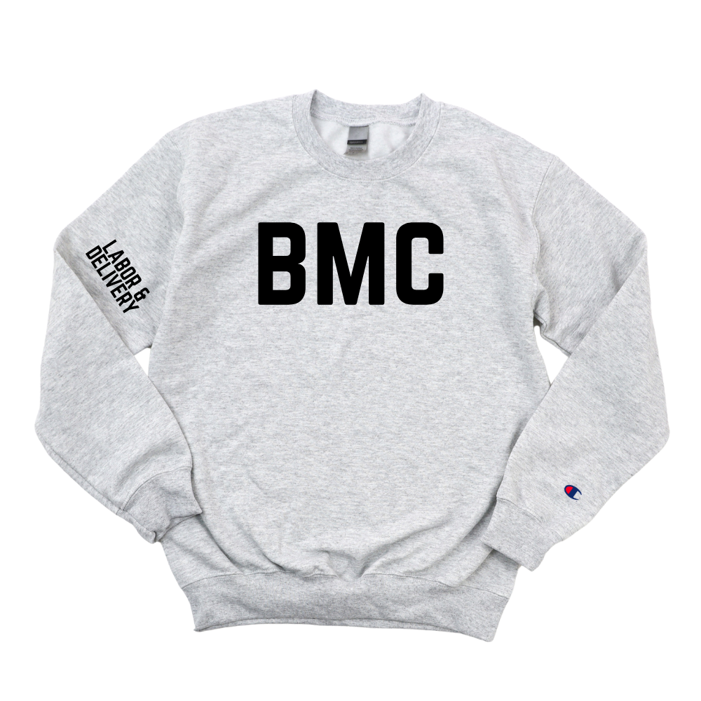 BMC RN LABOR AND DELIVERY CHAMPION CREWNECK