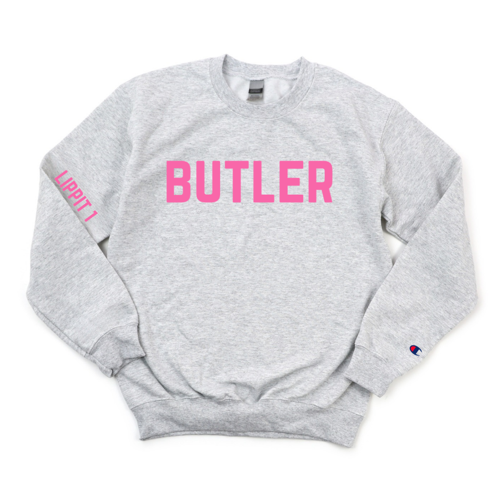 BUTLER RN - LIPPIT 1   CHAMPION CREWNECK