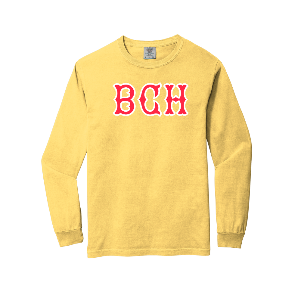 BCH SOX LETTERS LONG SLEEVE