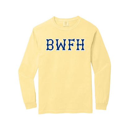 BWFH NAVY SOX LETTERS LONG SLEEVE