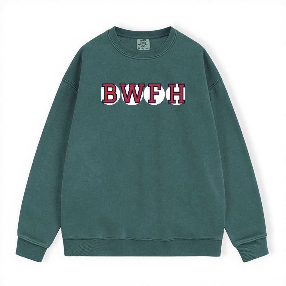 BWFH RETIRED SOX LETTER CREWNECK