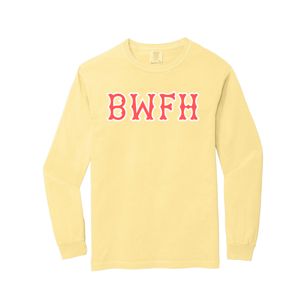BWFH SOX LETTERS LONG SLEEVE