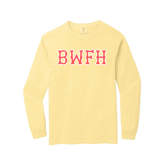 BWFH SOX LETTERS LONG SLEEVE