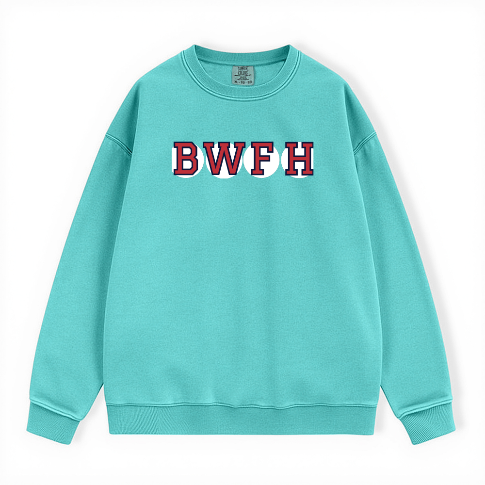 BWFH RETIRED SOX LETTER CREWNECK