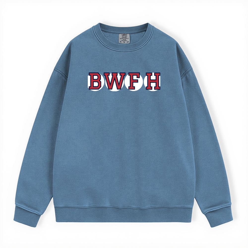 BWFH RETIRED SOX LETTER CREWNECK