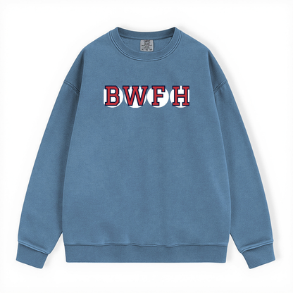 BWFH RETIRED SOX LETTER CREWNECK