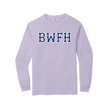 BWFH NAVY SOX LETTERS LONG SLEEVE