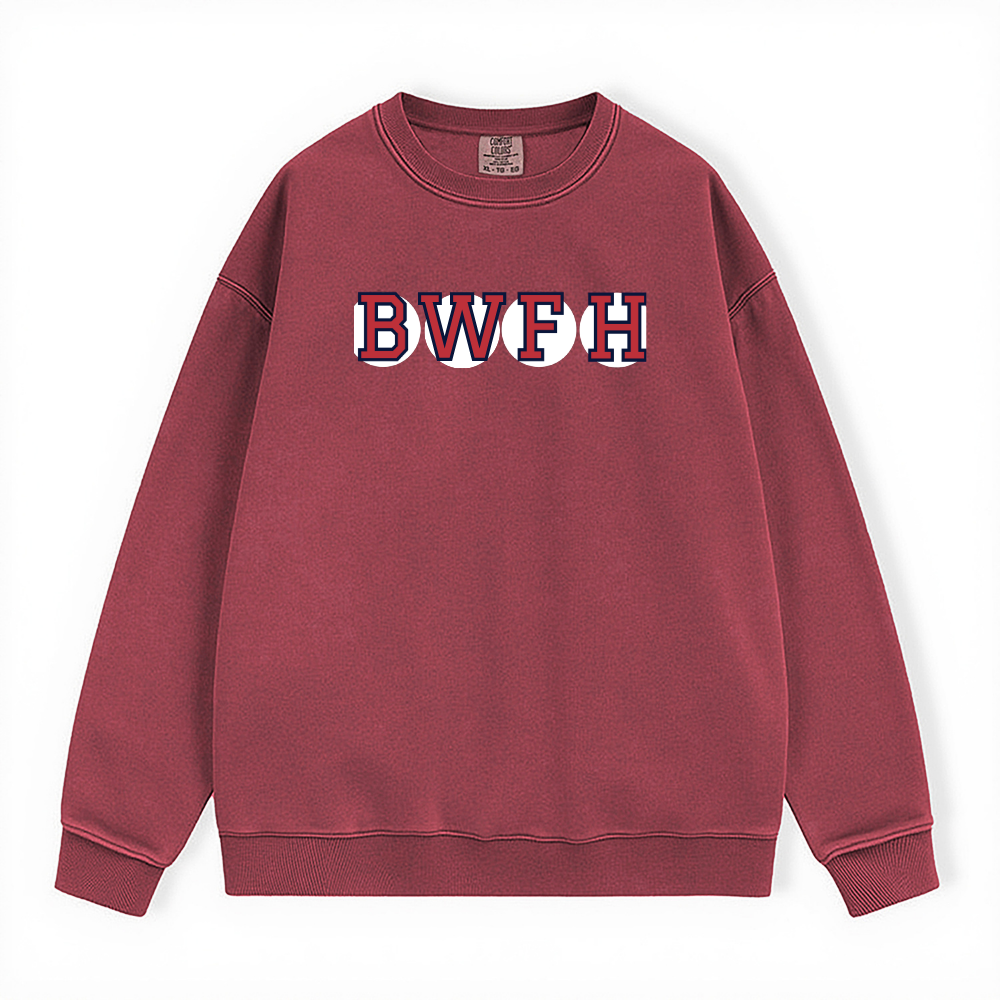BWFH RETIRED SOX LETTER CREWNECK
