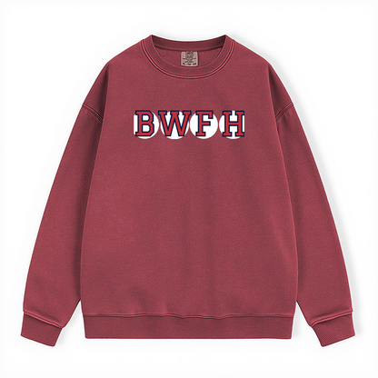 BWFH RETIRED SOX LETTER CREWNECK