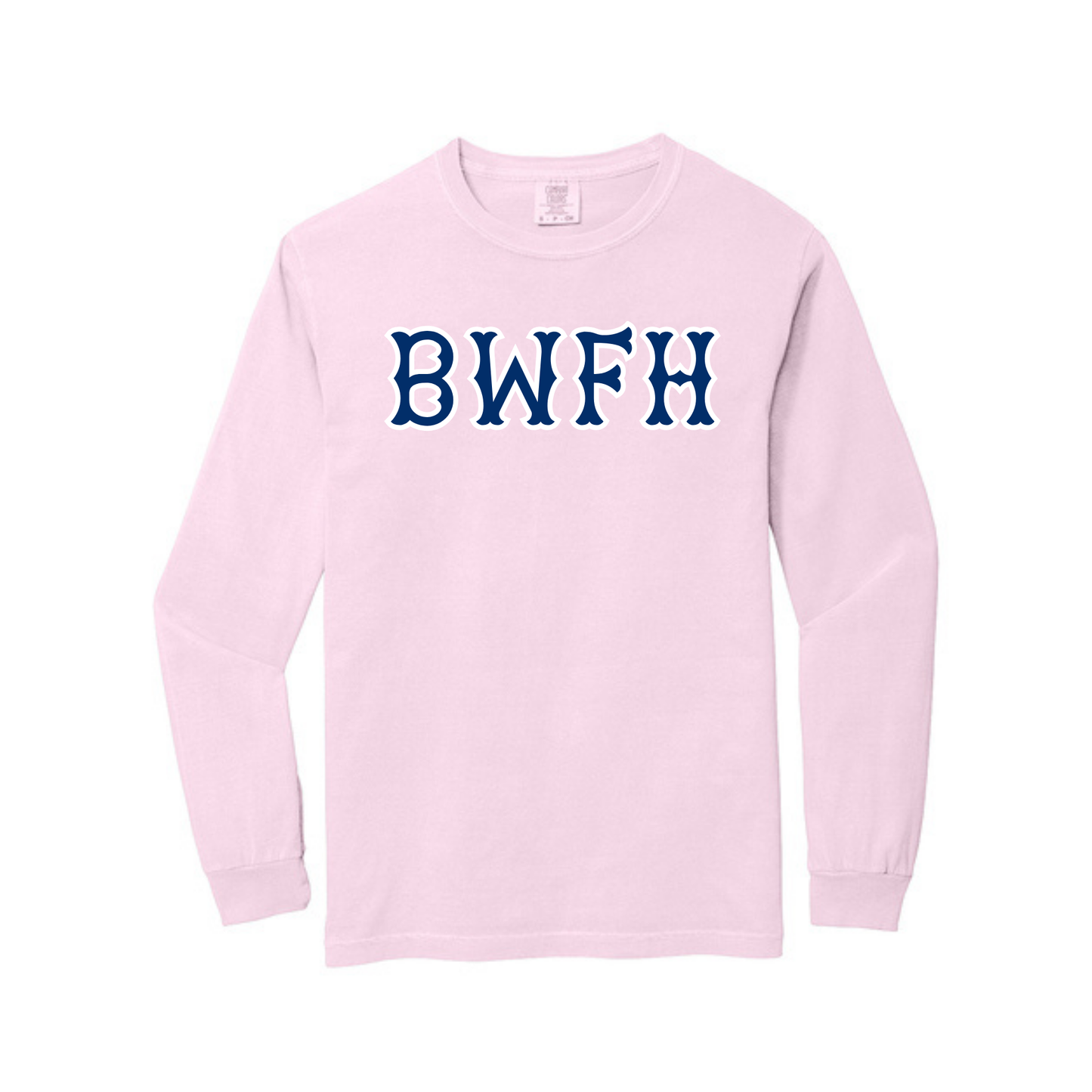 BWFH NAVY SOX LETTERS LONG SLEEVE
