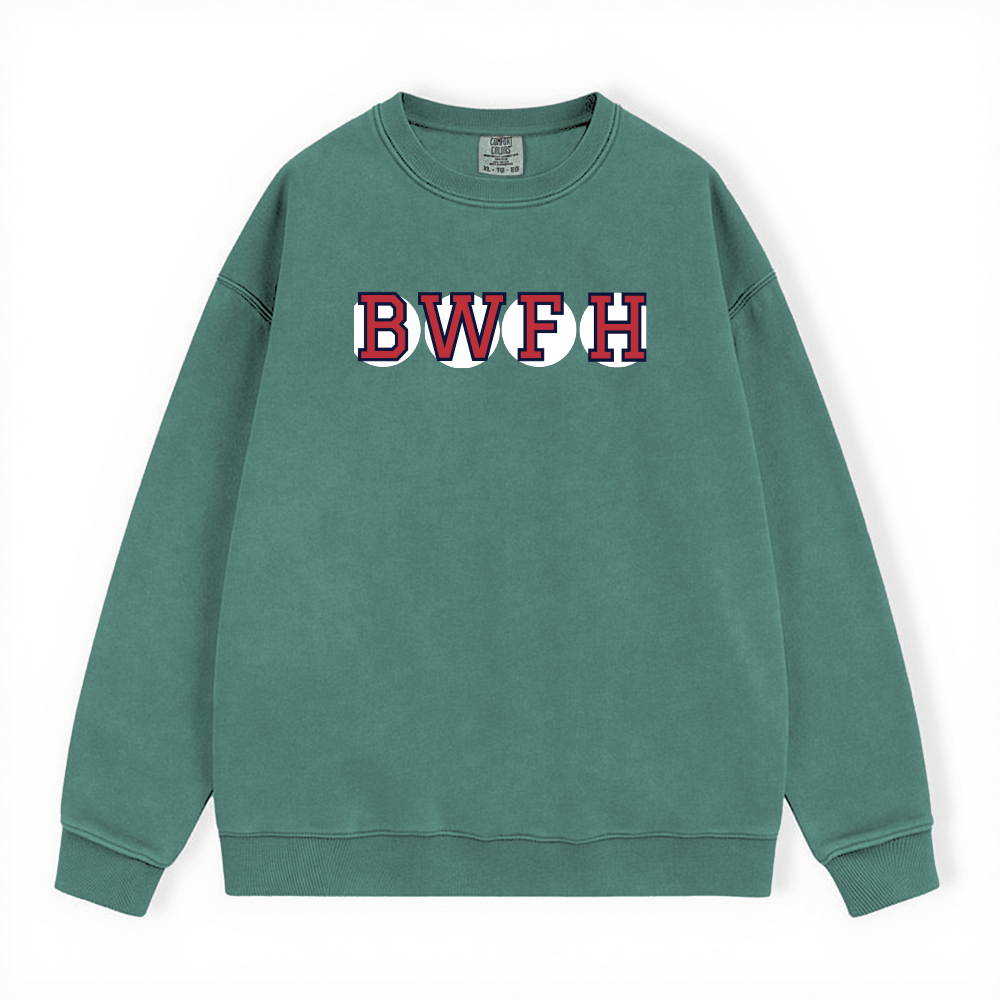 BWFH RETIRED SOX LETTER CREWNECK