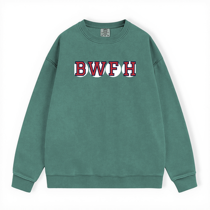 BWFH RETIRED SOX LETTER CREWNECK