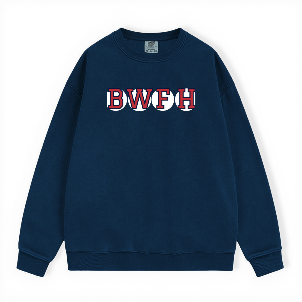 BWFH RETIRED SOX LETTER CREWNECK