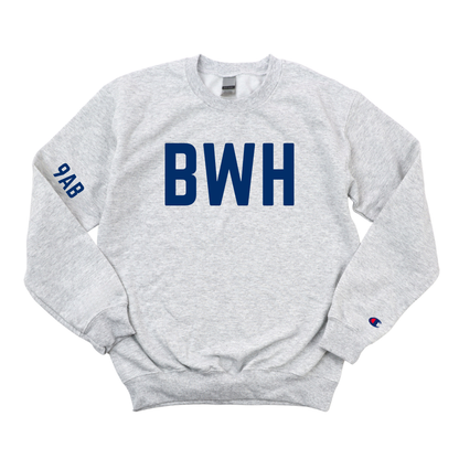 NAVY BWH 9AB CHAMPION CREWNECK