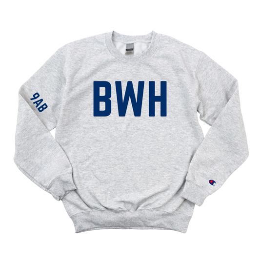 NAVY BWH 9AB CHAMPION CREWNECK