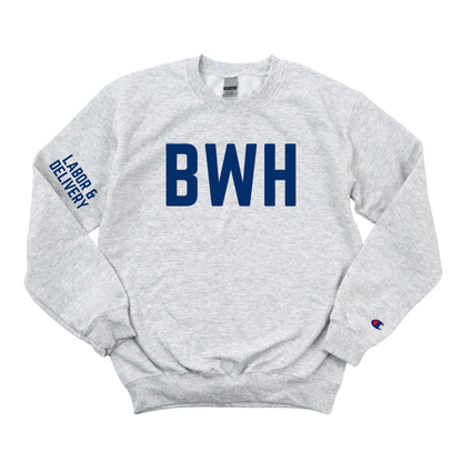 NAVY BWH LABOR & DELIVERY OB ADMITTING CHAMPION CREWNECK
