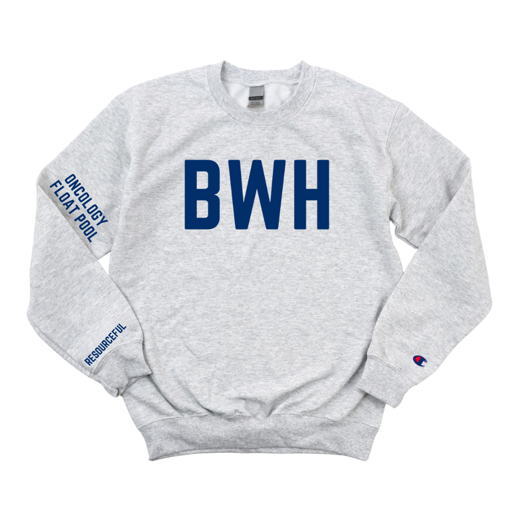NAVY BWH ONCOLOGY FLOAT POOL CHAMPION CREWNECK