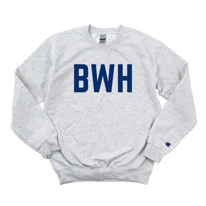 NAVY BWH NP CHAMPION CREWNECK