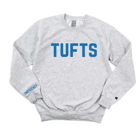 TUFTS ROYAL BLUE EMERGENCY RN CHAMPION CREWNECK
