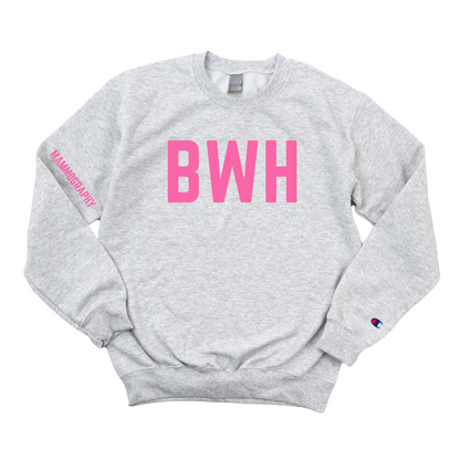 BWH PINK - MAMMOGRAPHY CHAMPION CREWNECK