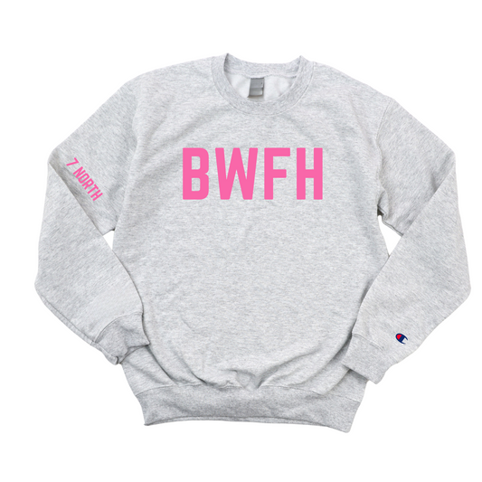 PINK BWFH 7 NORTH - CHAMPION CREWNECK