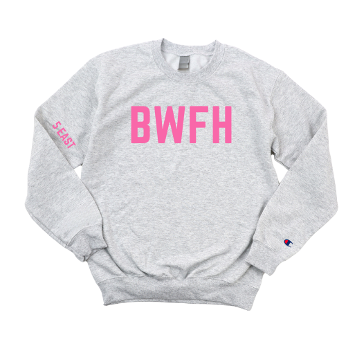 PINK BWFH 5EAST - CHAMPION CREWNECK