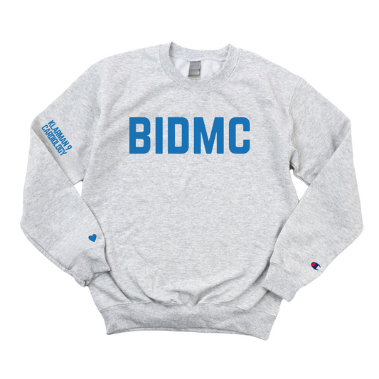 ROYAL BLUE BIDMC NS KLARMAN 9 CARDIOLOGY CHAMPION CREWNECK - CLEARANCE