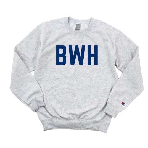 NAVY BWH PA CHAMPION CREWNECK