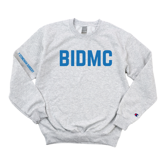 ROYAL BLUE BIDMC 7 STONEMAN SURGERY CHAMPION CREWNECK