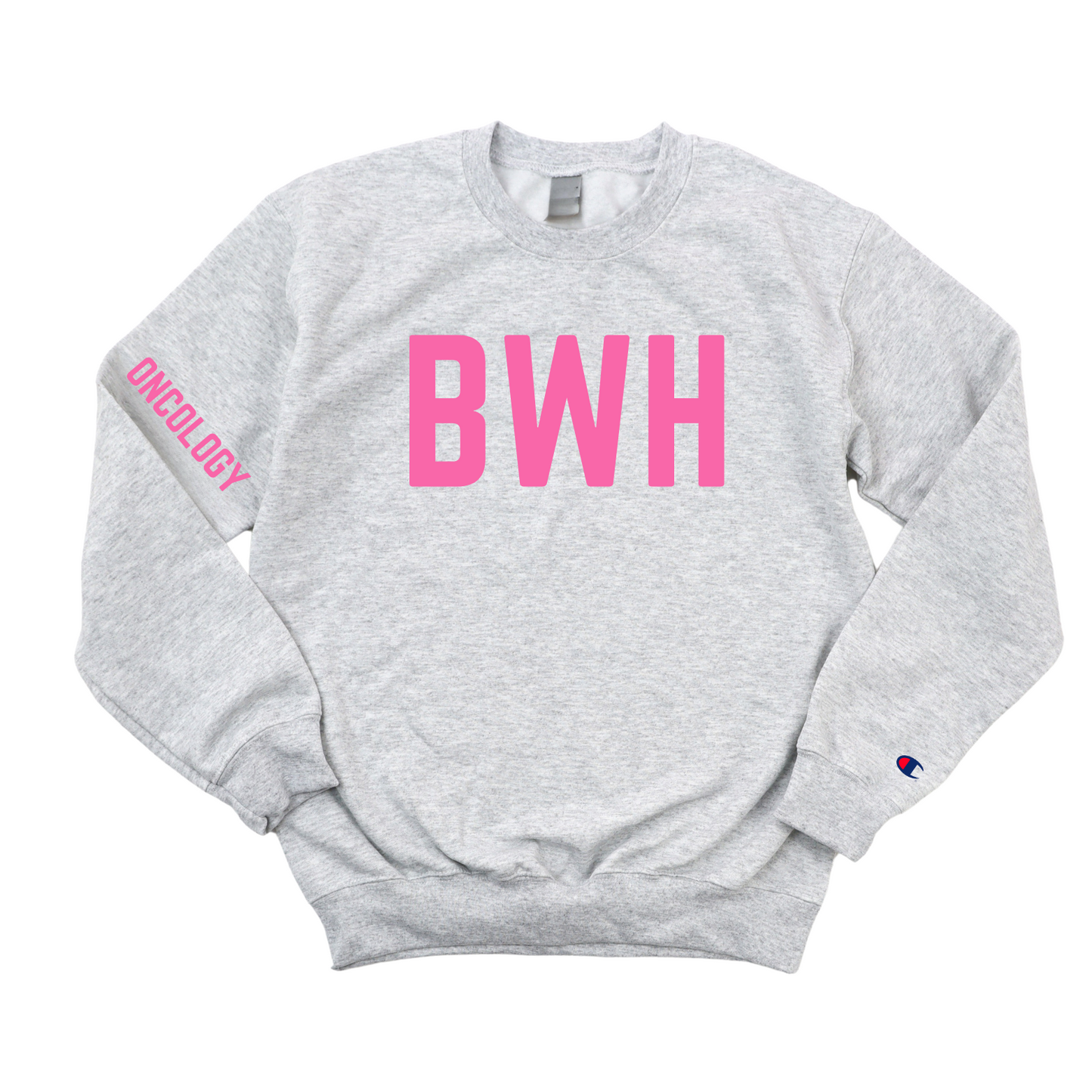 PINK BWH ONCOLOGY CHAMPION CREWNECK