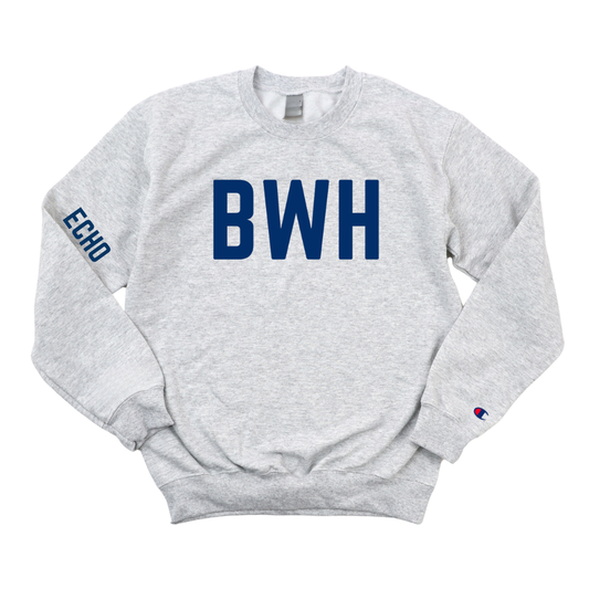BWH HMA ECHO CHAMPION CREWNECK